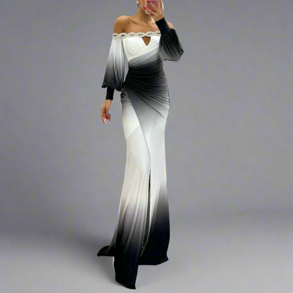 Susanne | Elegante Vestido de Noche con Abertura Lateral