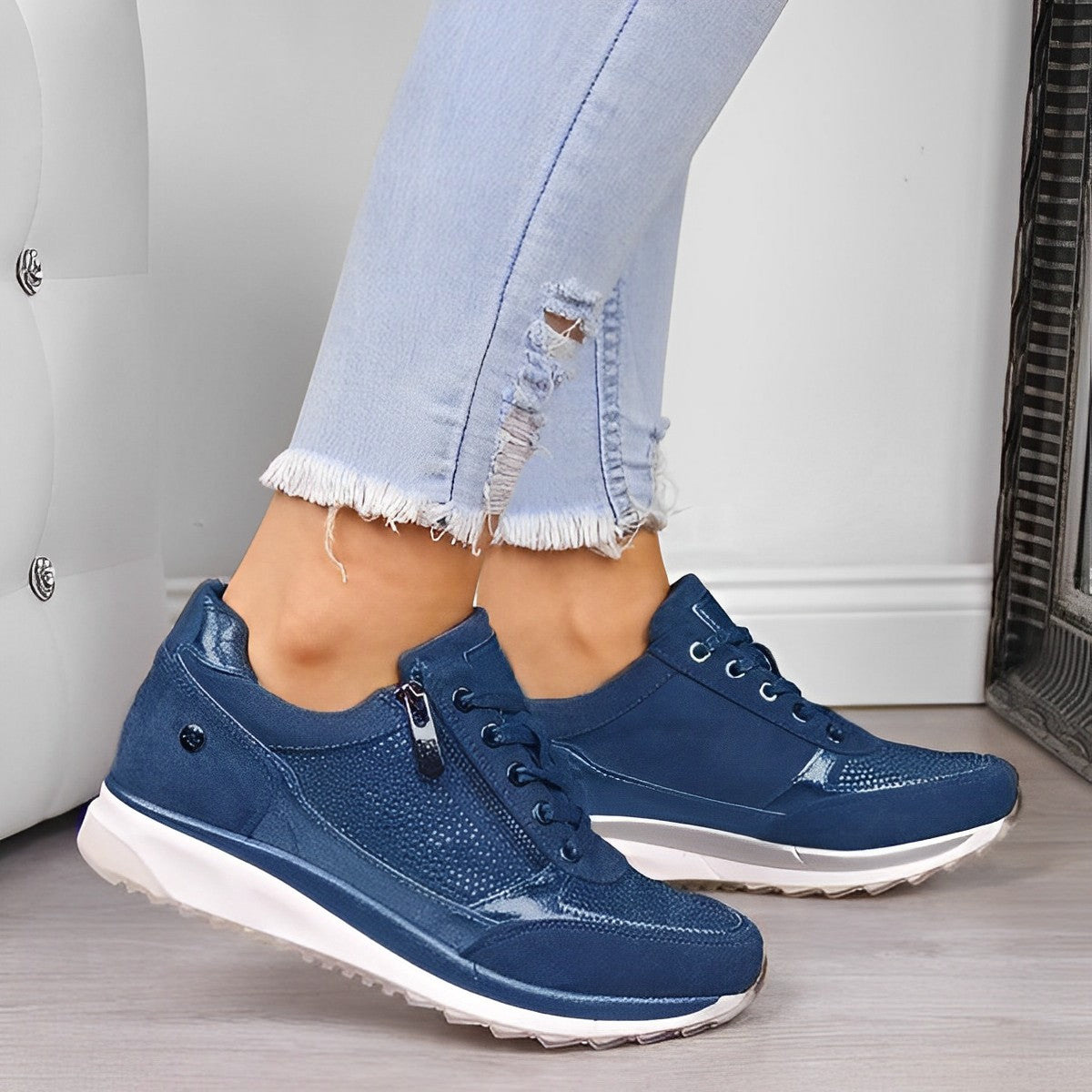 Pro Shoes – Zapatillas deportivas cómodas con cierre práctico