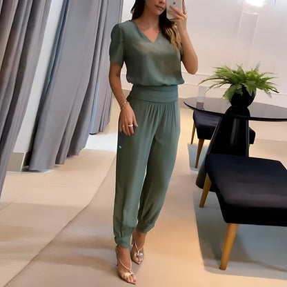 Charlotte | Conjunto de Blusa y Pantalones de Moda