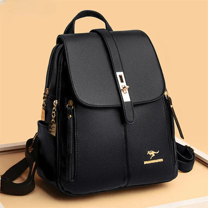 Mochila de Cuero Alisa
