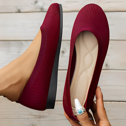 Karryle - Zapatos cómodos de punta redonda para mujeres
