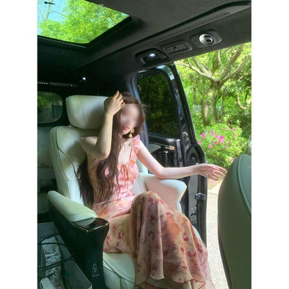 Isabella™ - Vestido de Elegancia Floral con Cuello Halter