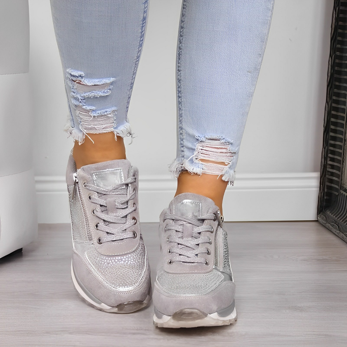 Pro Shoes – Zapatillas deportivas cómodas con cierre práctico