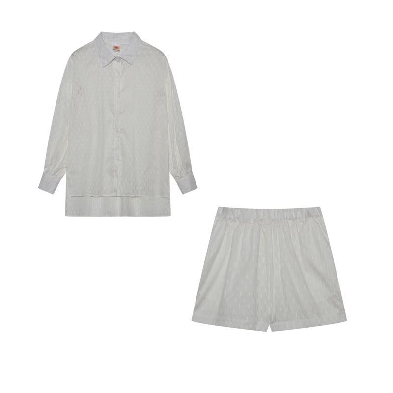 Elizabeth - Conjunto de Camisa y Pantalones Cortos Frescos