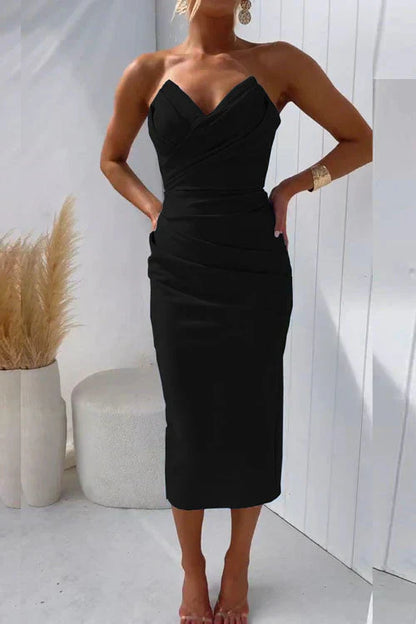 Florencia | Vestido Midi Sin Espalda