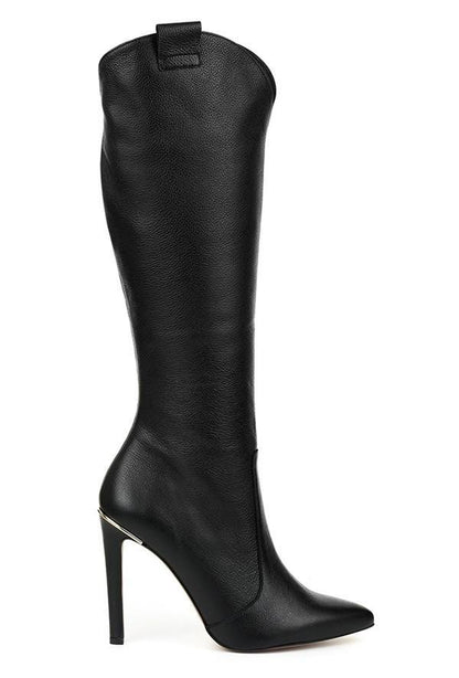 Botas de Cuero Cómodas Altas