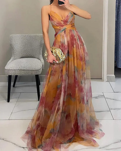 Vestido Elegante de Tiro Halter de Sophia