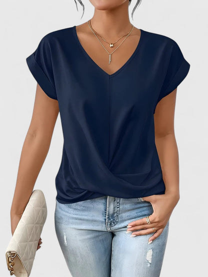 Mahrianne | Top V-Cuello Cómodo