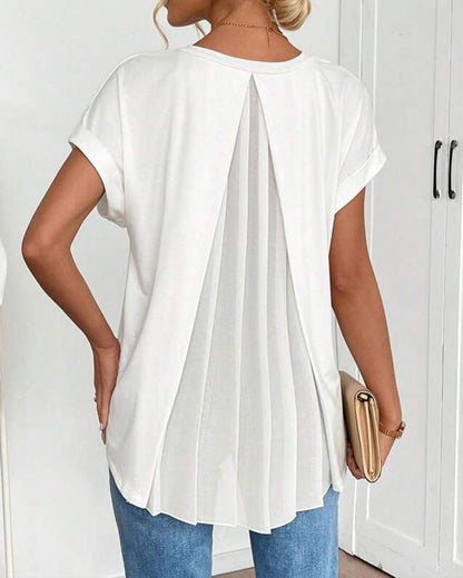 BLUSA CLÁSICA TRUDE DE MANGA CORTA