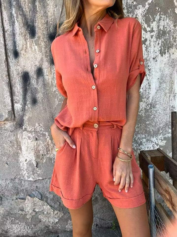 Jolie – Conjunto de Algodón-Lino Estiloso