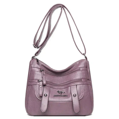 Wren | Elegante bolso retro de múltiples bolsillos de PU