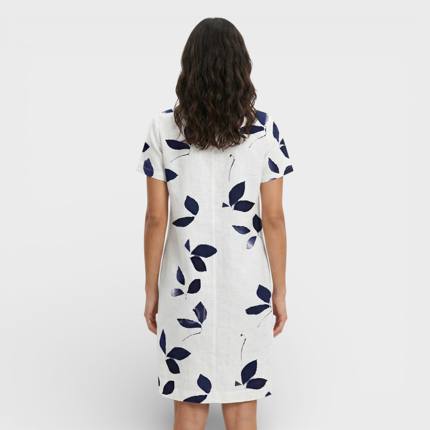 Vestido Mini Vintage Escote V