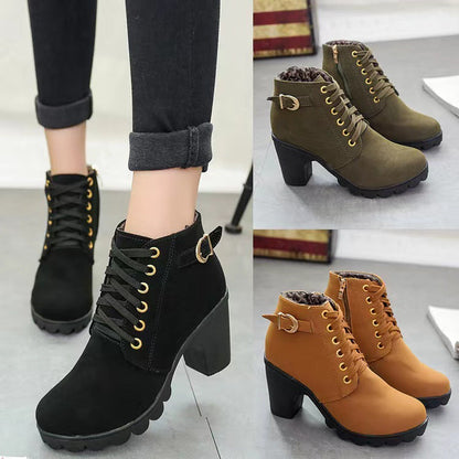 Botas con Tacón Chunky para Mujer