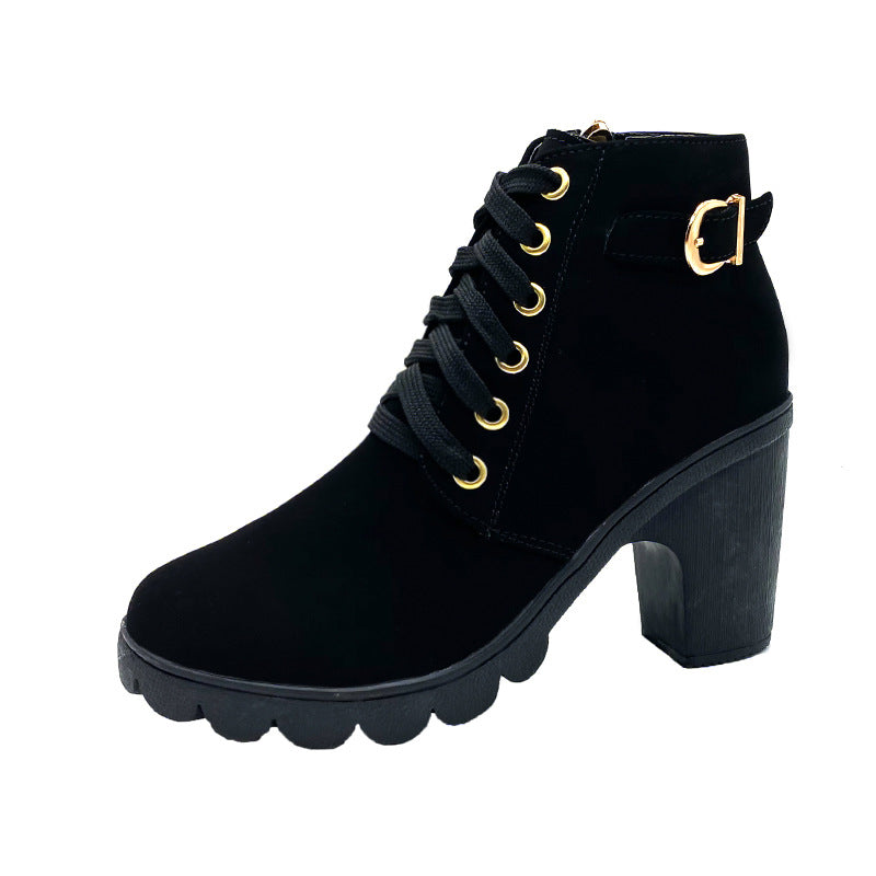 Botas con Tacón Chunky para Mujer
