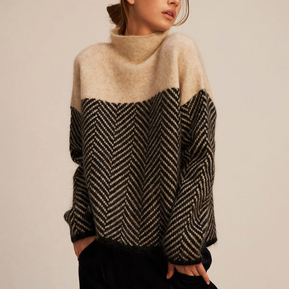 Eva | Suéter de Moda con Cuello Alto