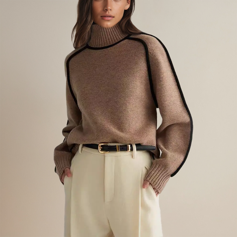 Lara - Suéter de Cuello Alto