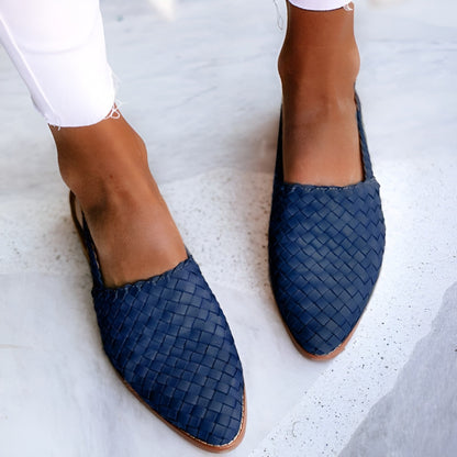 Whisper – Sandalias elegantes de cuero trenzado para mujeres