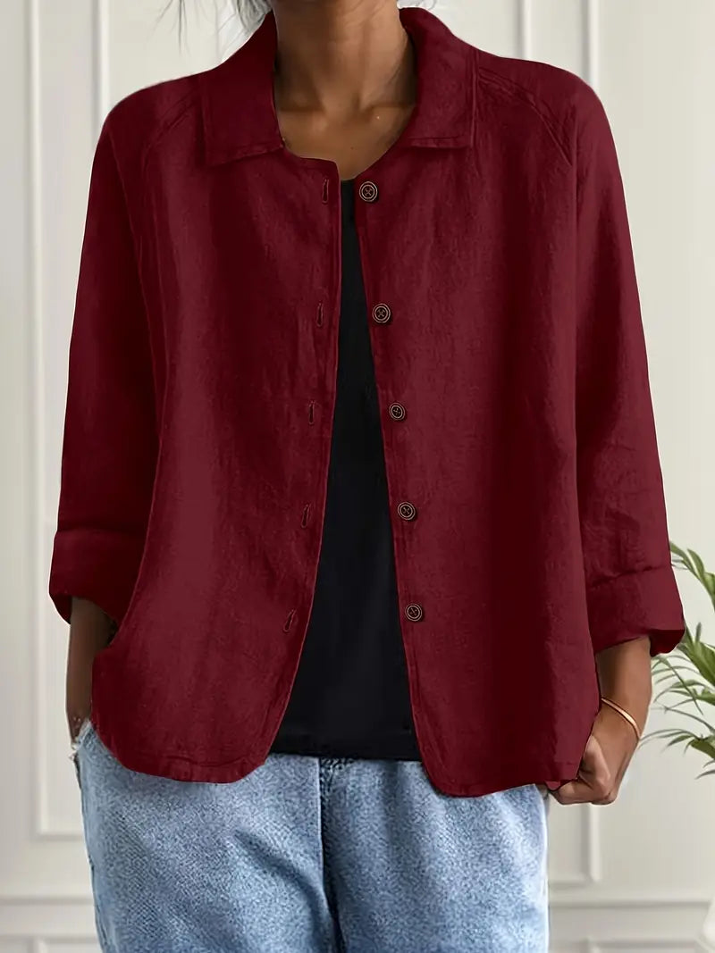 Marilla™ – Cárdigan camisa ligero clásico