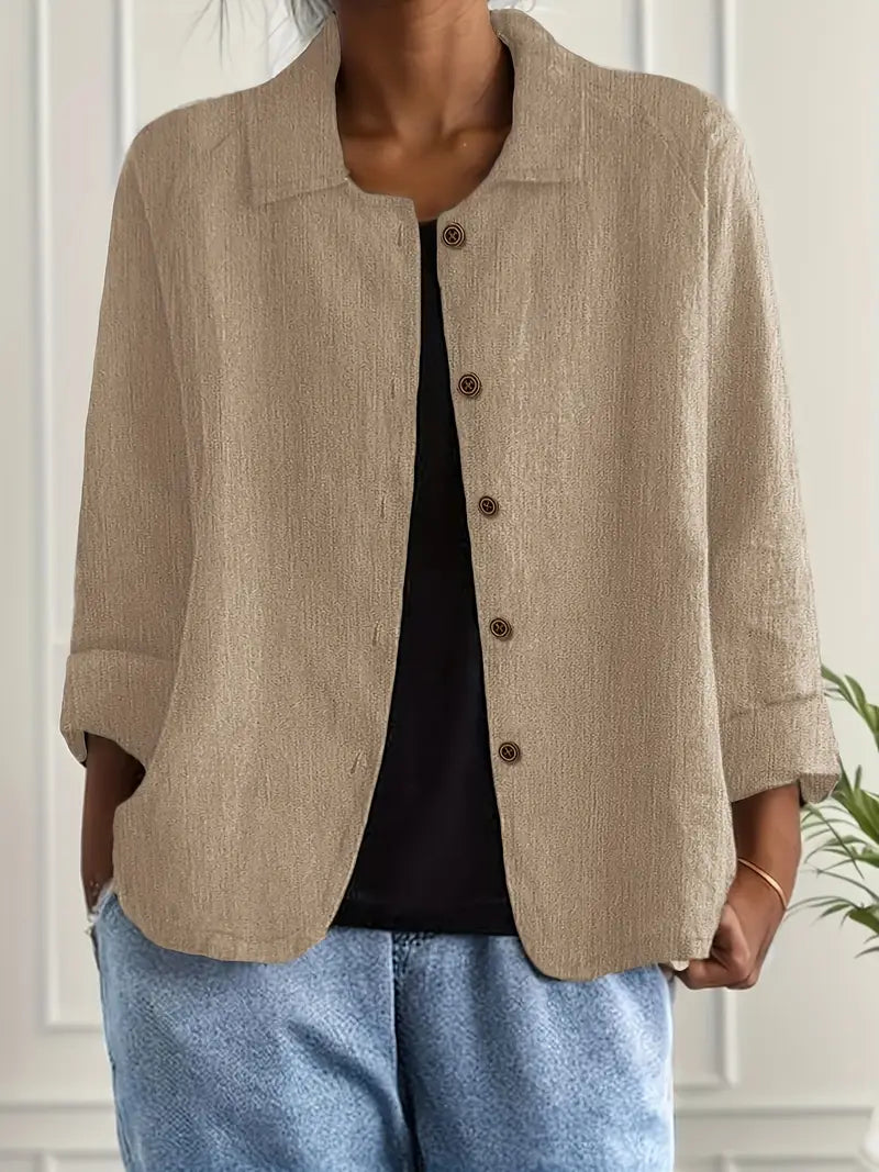 Marilla™ – Cárdigan camisa ligero clásico