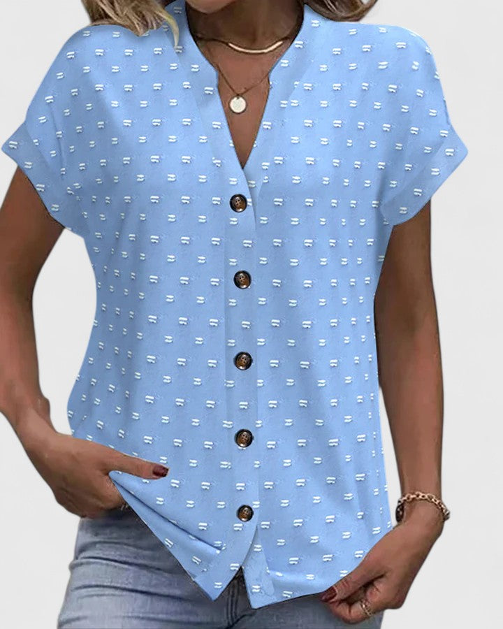 Miles | Camiseta Cómoda de Cuello en V