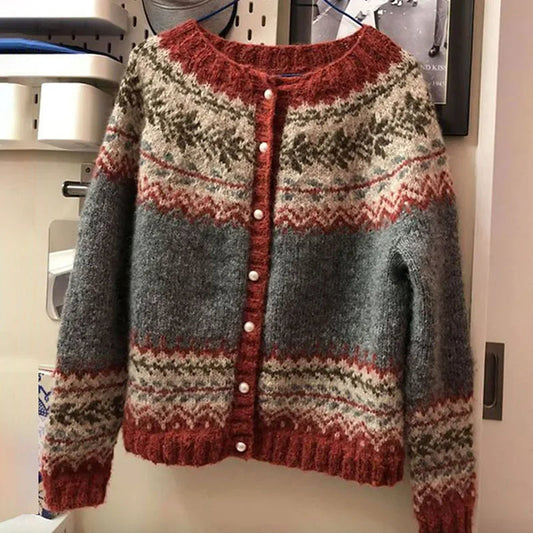 Atasha | Cárdigan Vintage Islandés