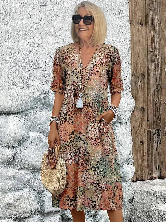 Monica | Vestido Floral Elegante