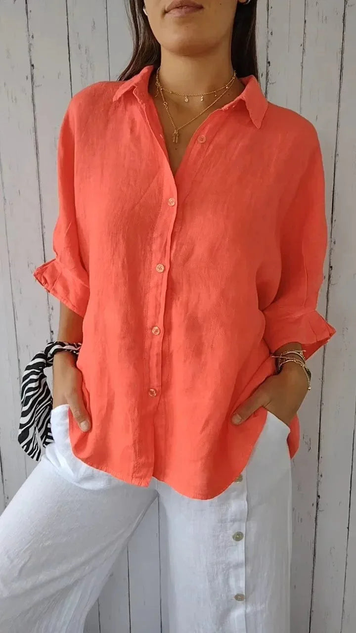 Bonnie – Camisa de Botones Relajada