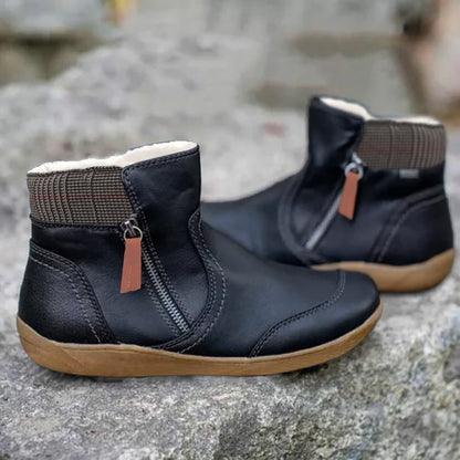 Botas de Soporte de Cuero para Todas las Temporadas