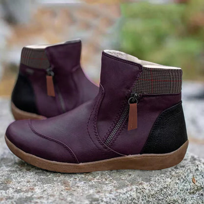 Botas de Soporte de Cuero para Todas las Estaciones