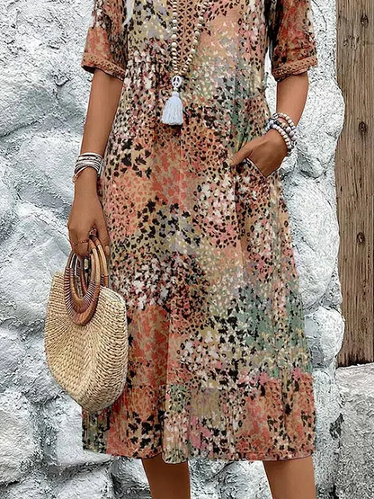 Florencia | Vestido Midi Vibrante