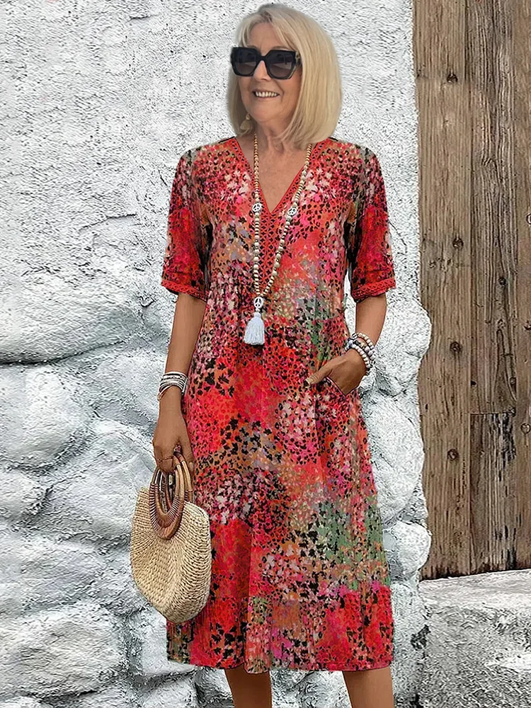 Florencia | Vestido Midi Vibrante