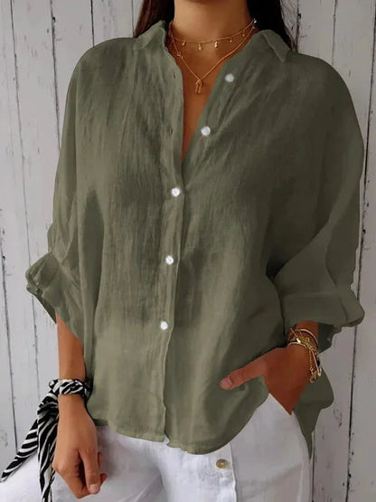 Bonnie – Camisa de Botones Relajada
