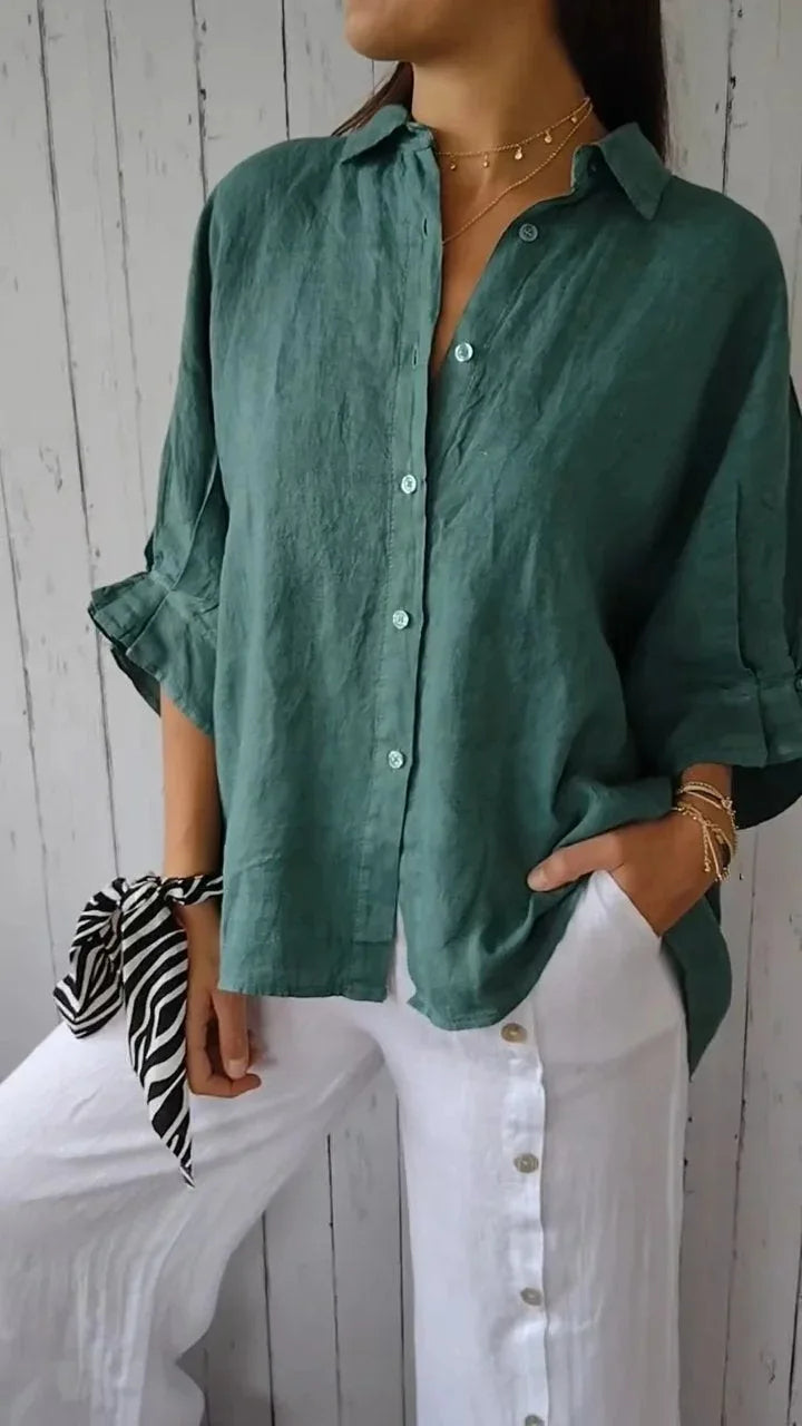 Bonnie – Camisa Button-Up Relaxed