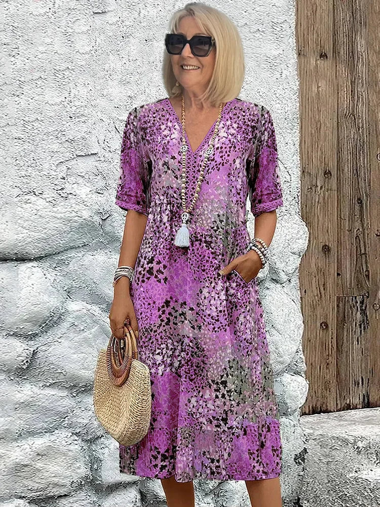 Monica | Vestido Floral Elegante
