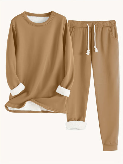 RILEY – CONJUNTO DE LOUNGE DE FELPA CÁLIDA