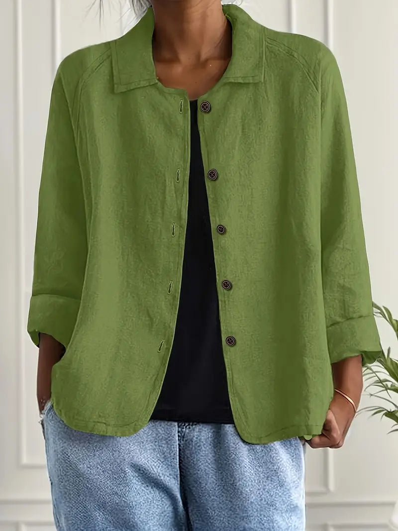 Marilla™ – Cárdigan camisa ligero clásico