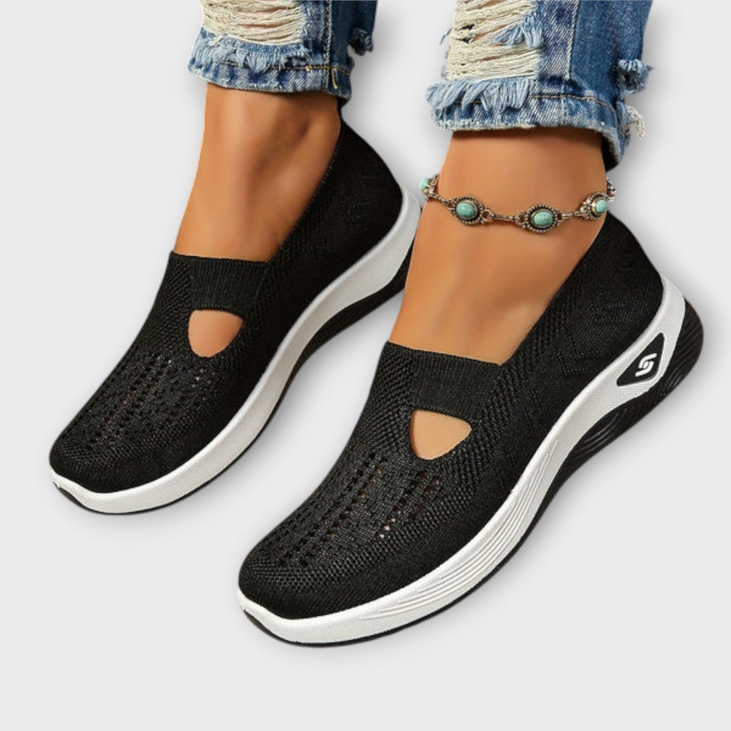 Zapatos de Paseo Slip-On de Punto Confort