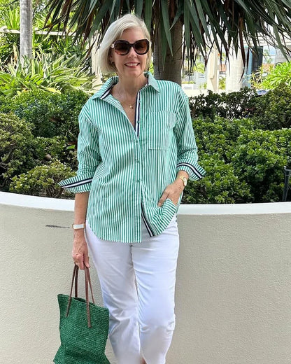 Ellen™ | Camisa Rayada