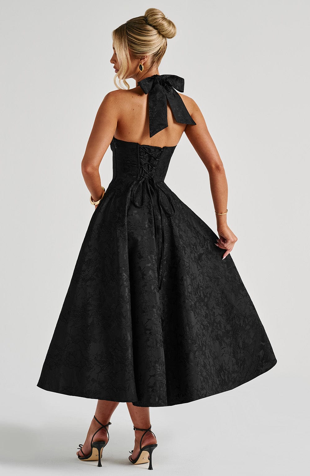 Eulalie - Vestido Sin Espalda Elegante con Escote en V