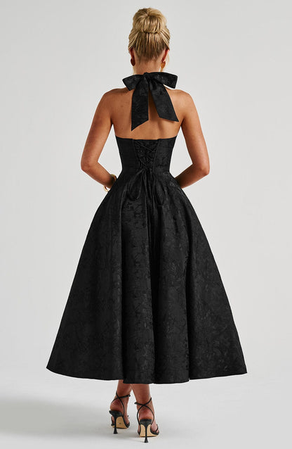 Eulalie - Vestido Sin Espalda Elegante con Escote en V