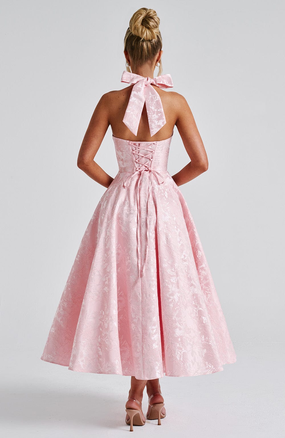 Eulalie - Vestido de Espalda Descubierta con Escote en V Chic