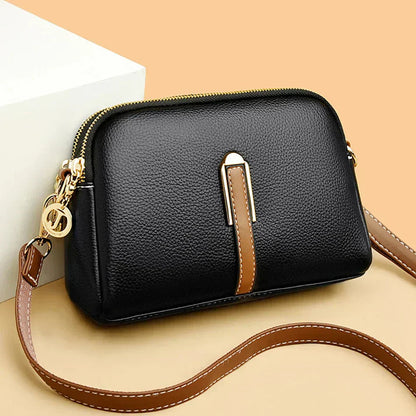 Penélope | Bolso de Hombro Compacto de Cuero Suave