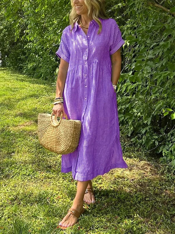 CELINE – VESTIDO CAMISERO RELAJADO