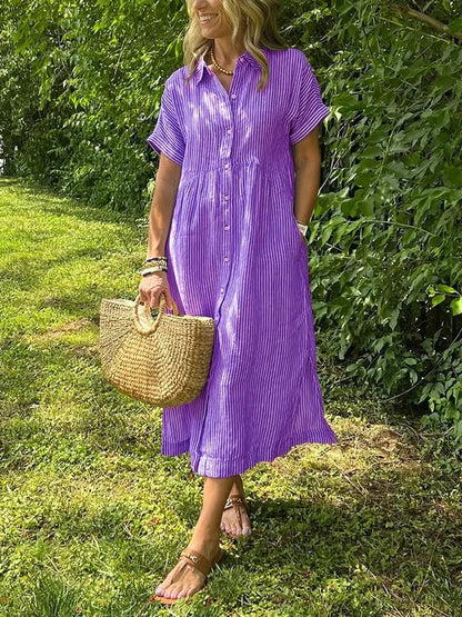 CELINE – VESTIDO CAMISERO RELAJADO