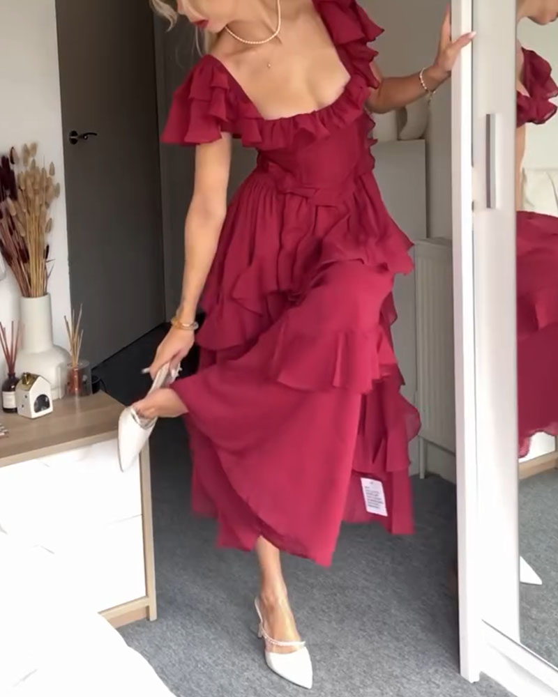 Elisa | Vestido con Volantes