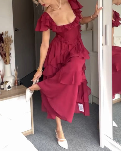 Elisa | Vestido con Volantes