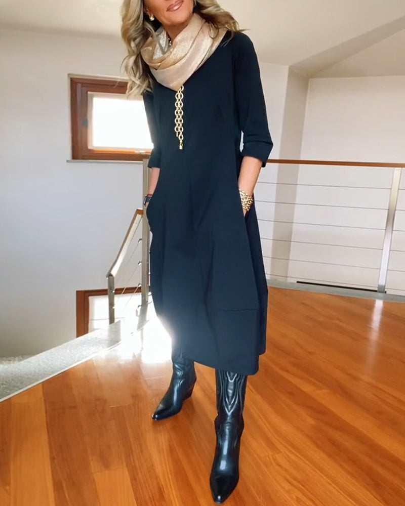 Jennifer | Vestido de Elegancia Casual Graciosa