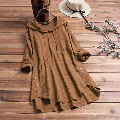 Blusa Antoinette Ternet con Capucha - Estilo Diario Confortable