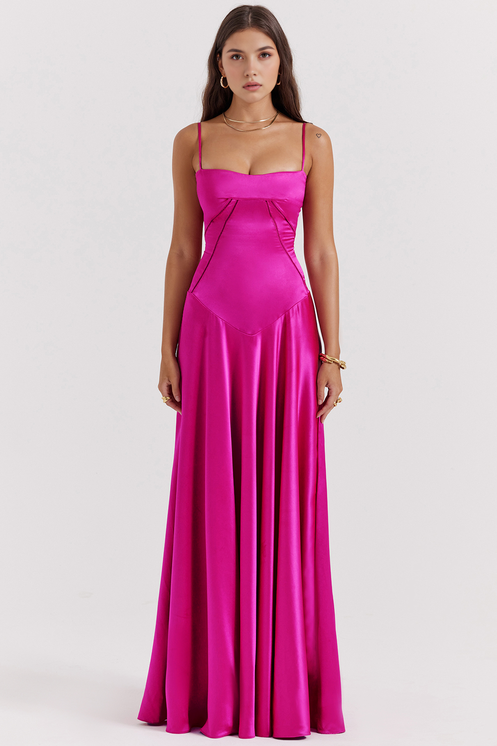 NOELLE - Vestido de Noche con Bustier