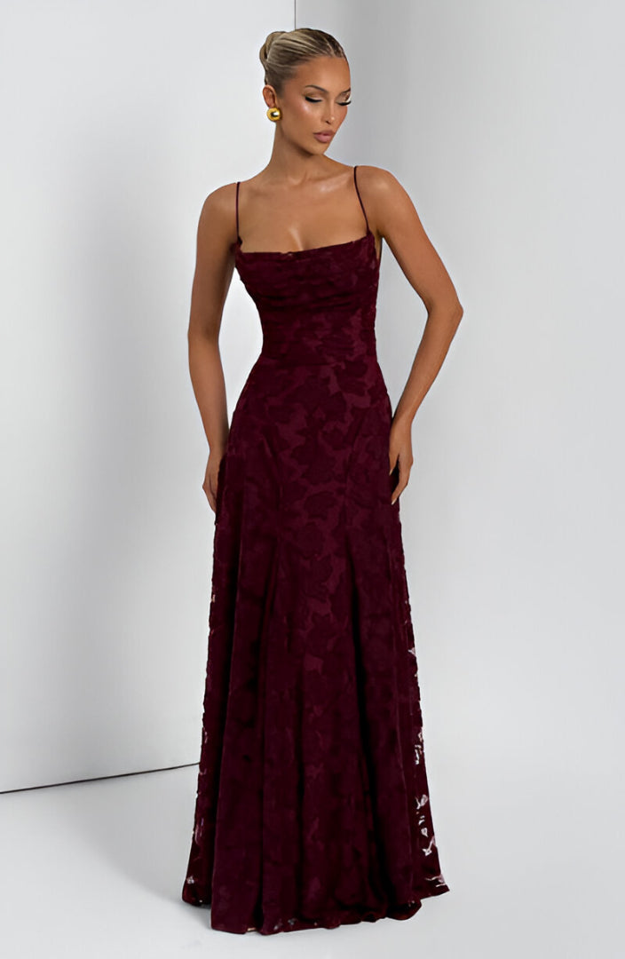 Vestido Maxi Corsé de Encaje Eloisa